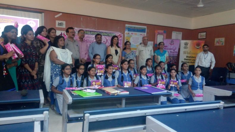 DLSA (East) this Authority Association with DLSA (Shahdara & North East) and in co-ordination with Indian Medical Association, East Delhi Branch was a sensitization programme as part of Phase –II of campaign “Sangini” which was initiated to spread awareness about “Menstrual Health and Hygiene” amongst adolescent girls in the Schools and help them continue their education at Sarvidaya Kanya Vidhalaya, West Vinod Nagar, OPP. Mangalam Hospital, Delhi  on 03.08.2018  from 10:00 am.