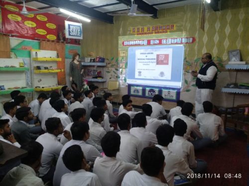 In compliance of directions of DSLSA, DLSA (East) in association with District Education Authorities organised an Awareness-cum-Sensitization Programme at “GBSSS, Chander Nagar, Delhi for the students of the school on “Child Abuse & Sexual Violence Module” on 14.11.2018. Sh. Sanjay Gupta, LAC (DLSA)/East was the Resource Person for the programme who addressed a big number of  students through lectures, PPTs, Videos etc. and had interaction with them.