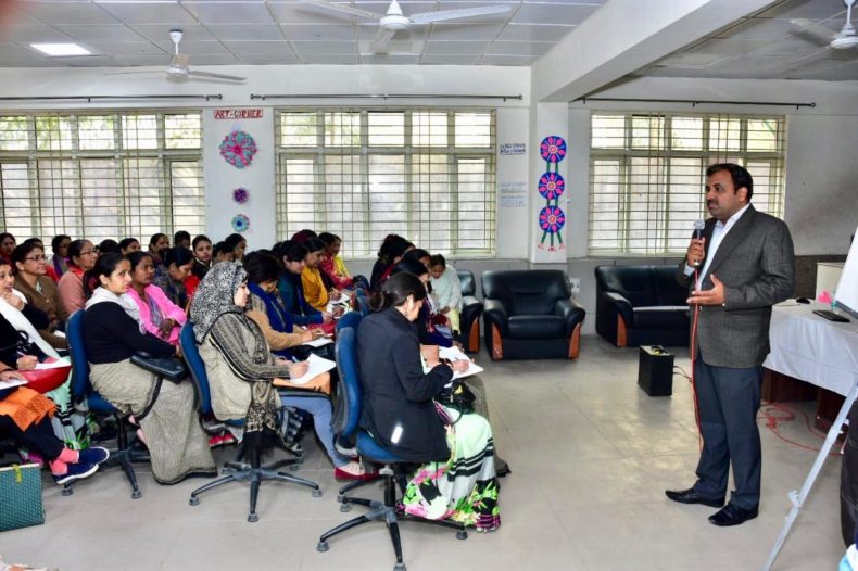 Office of District Magistrate (East) in association with DLSA(East) under the “Beti Bachao Beti Padhao”  Scheme, organised Training  Programmes for Aaganwadi and Asha Workers of East District on the topics of Legal Concept, Legal Aspect Child Abuse & etc., Gender Sensitization, Menstruation, Health & Hygiene & PC & PNDT on 17.01.19 at RSKV Janki Devi School, Mayur Vihar, Delhi  by deputing One  Legal Aid Counsels,  Dr. Surbhi Singh, & Dr. Satyajeet as Resource Persons. Secretary (DLSA)/East also addressed and interactive session with the participants.