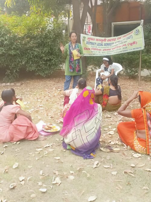 DLSA (East), Karkardooma Court organized  a  legal Awareness  programme on 31.10.2019  at  “Surajmal  vihar  park  and ouside park near  shikshak sadan” Delhi. Ms. Nirmala Chawla Bhalla, LAC as Resource Persons.