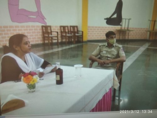 “Bharat ka Amrut Mahotsav” at Mandoli Jail on 12.03.2021.