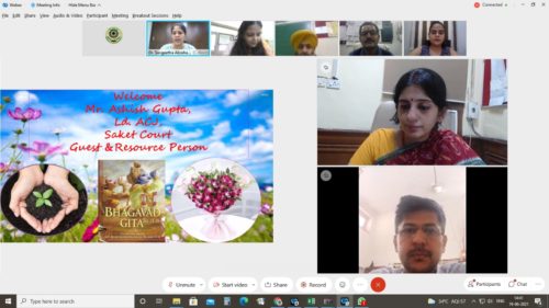 Online Awareness Programme for the  Students on 19.06.2021