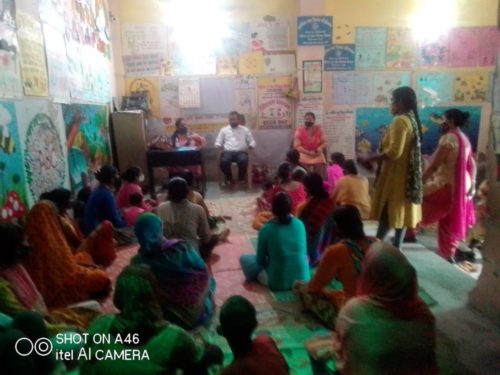 Awareness Programme for the Anganwadi Workers on the topic “POCSO Act” on 20.07.2021.