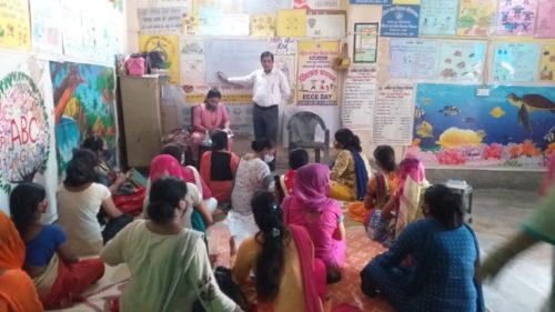 Awareness Programme for the Anganwadi Workers  on the topic “Children Protection” on 10.08.2021.