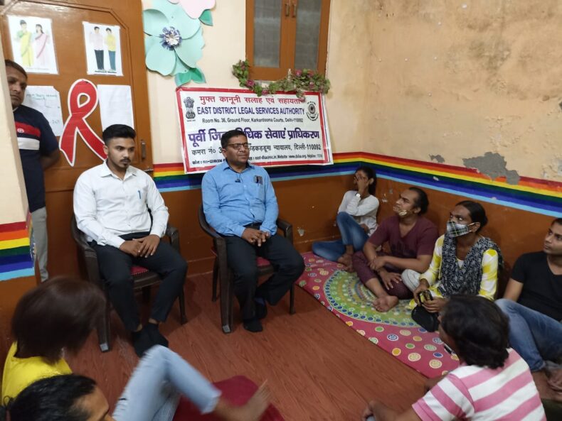 Awareness Programme on the topic “Rights of Transgenders and Services being provided by DLSA” on 16.10.2021.