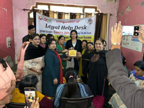 Inauguration Ceremony of the aforesaid Help Desk was held on 09.12.2022 at 12:30 pm at 84, Krishan Kunj Extension, Delhi.