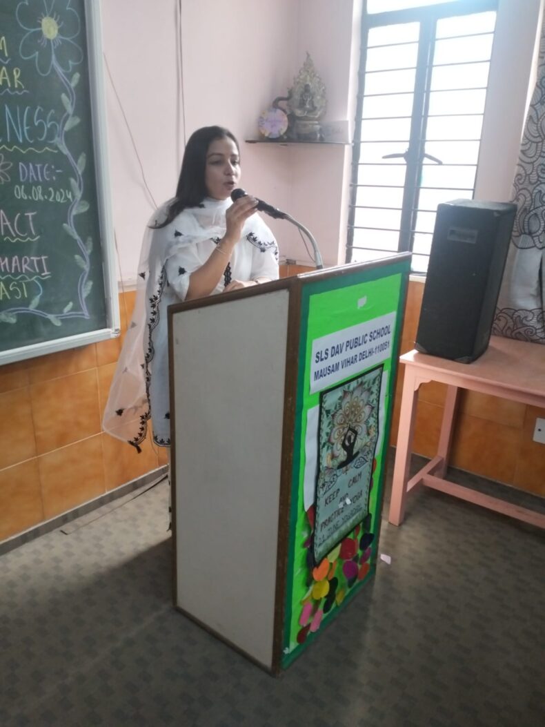 Awareness Programme for the students of DAV Public School on 06.08.2024