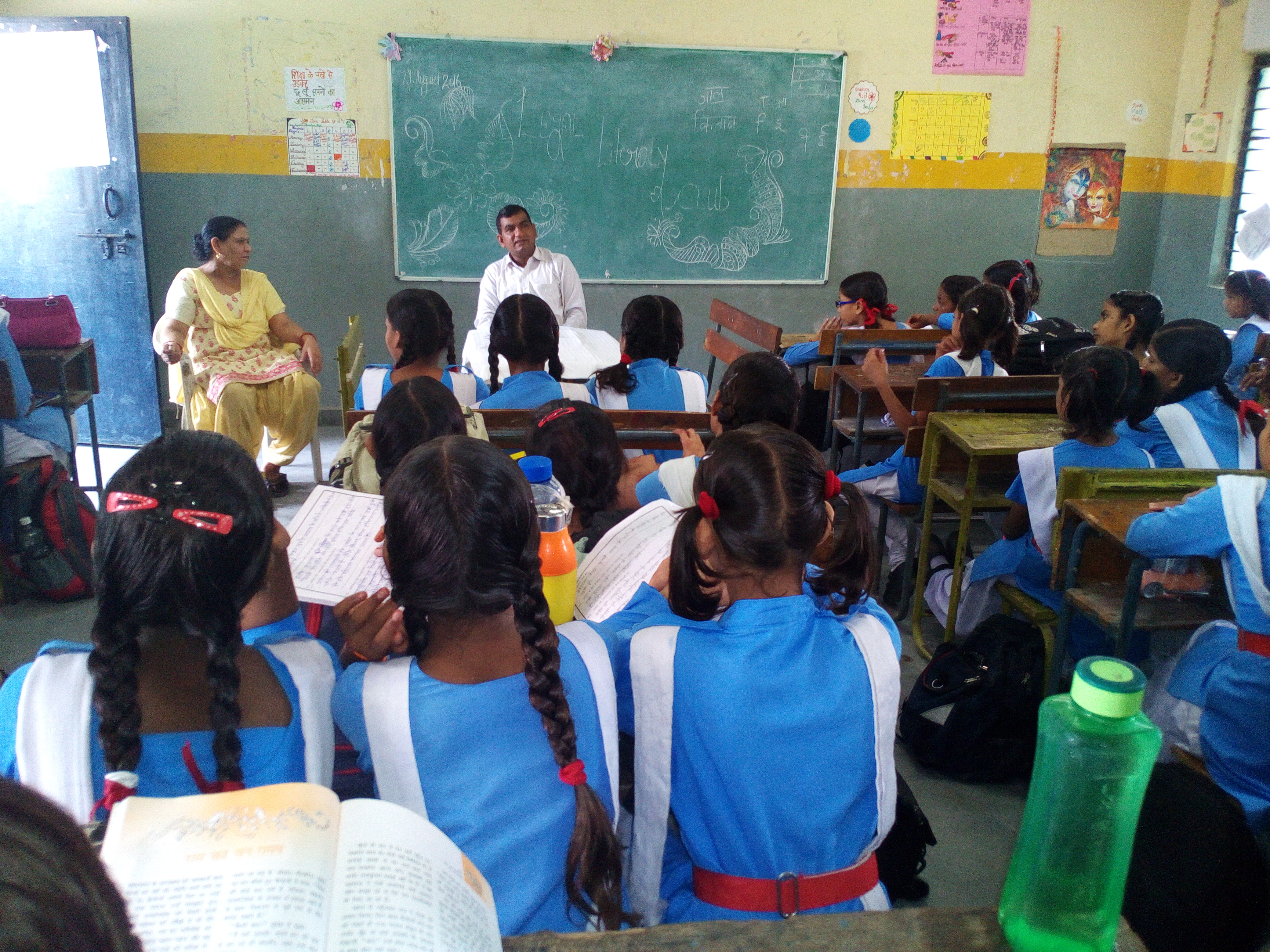 Legal Literacy Programme was organized by North DLSA in Govt. Girls. Sr. Sec. School, Bankner, Narela Delhi