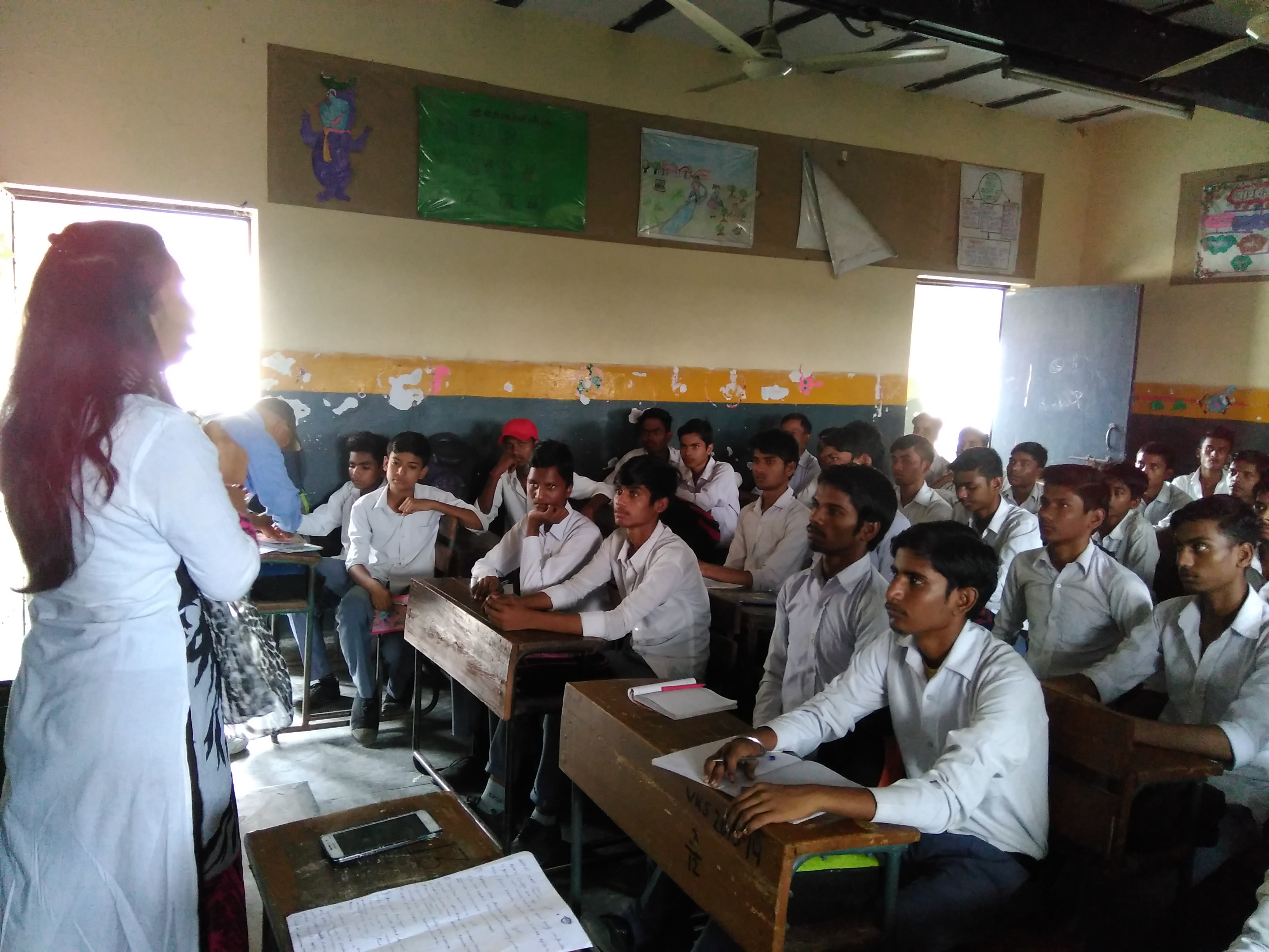 Legal Literacy Programme was organized by North DLSA in Govt. Boys, Sr. Sec. School, Shahbad Dairy Delhi