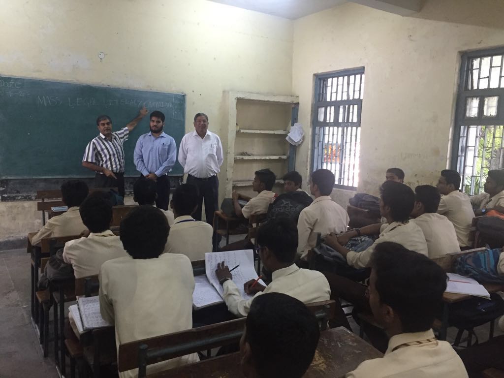Mass Legal Literacy was organized by DLSA-North on 25.10.2016 at  G.B.S.S. School