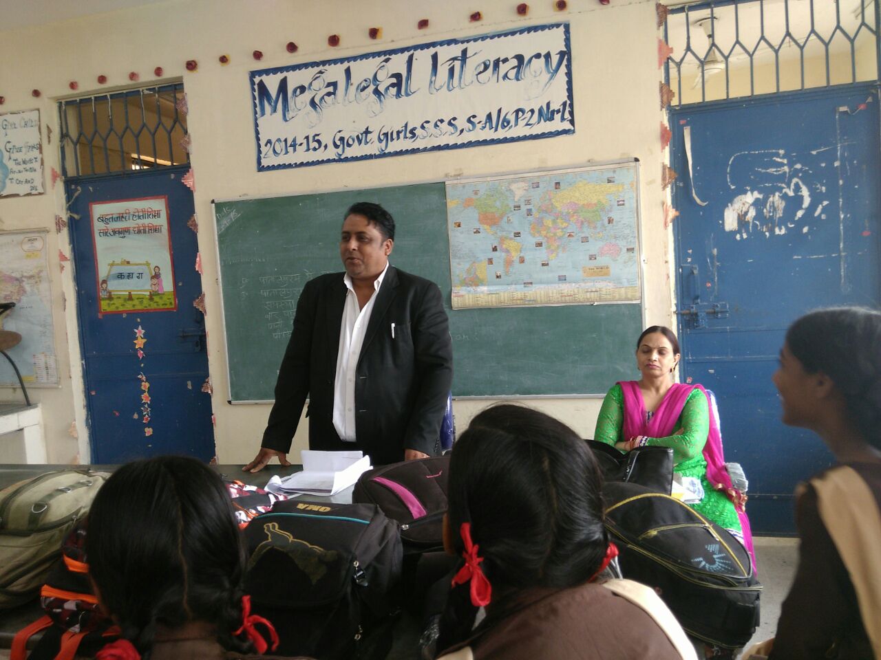North DLSA organized Legal Literacy Programme in Govt. Girls Sr. Sec. School, Narela Delhi