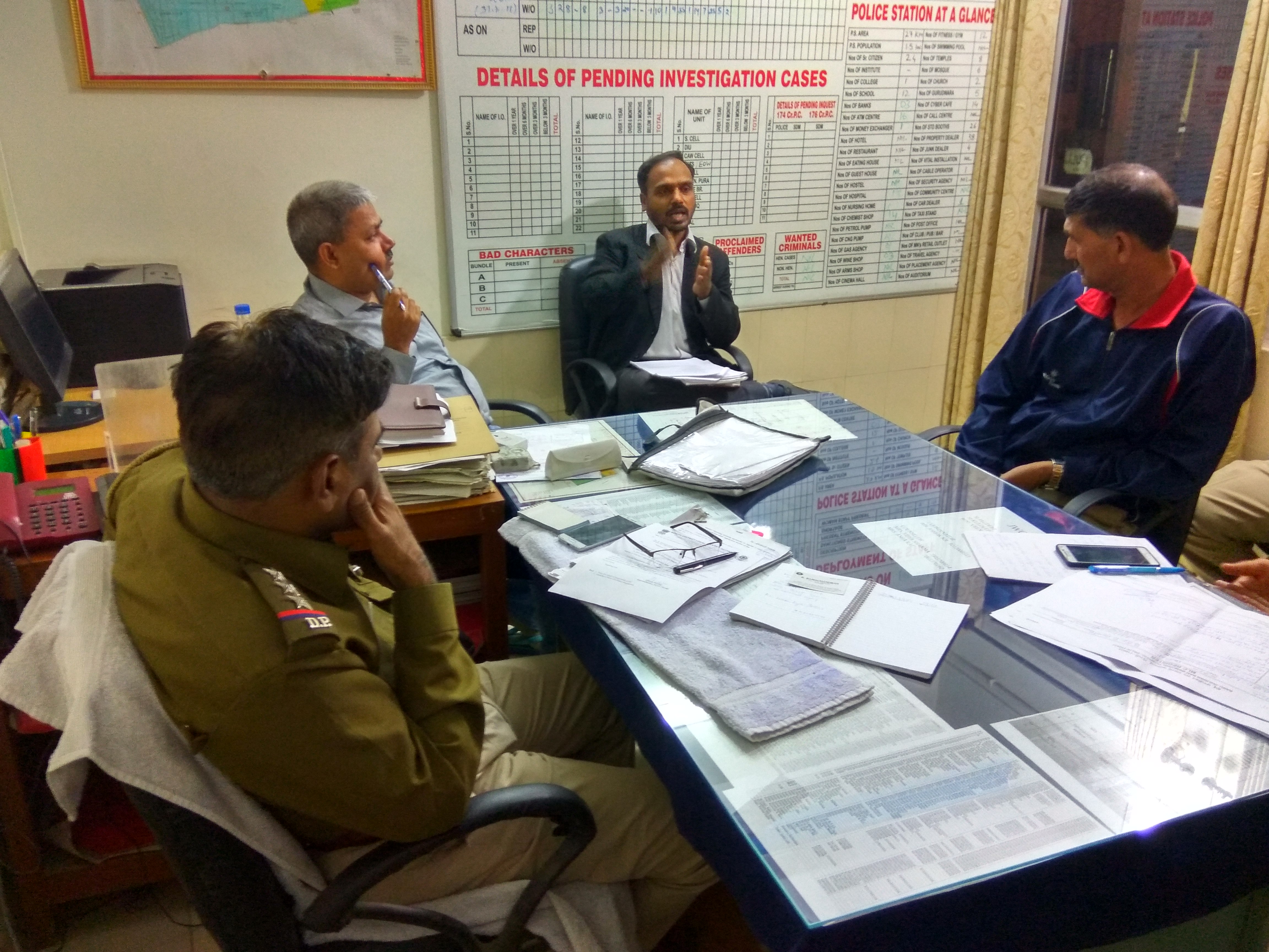 North DLSA Organized legal literacy classes at Police Station Swaroop Nagar, Delhi
