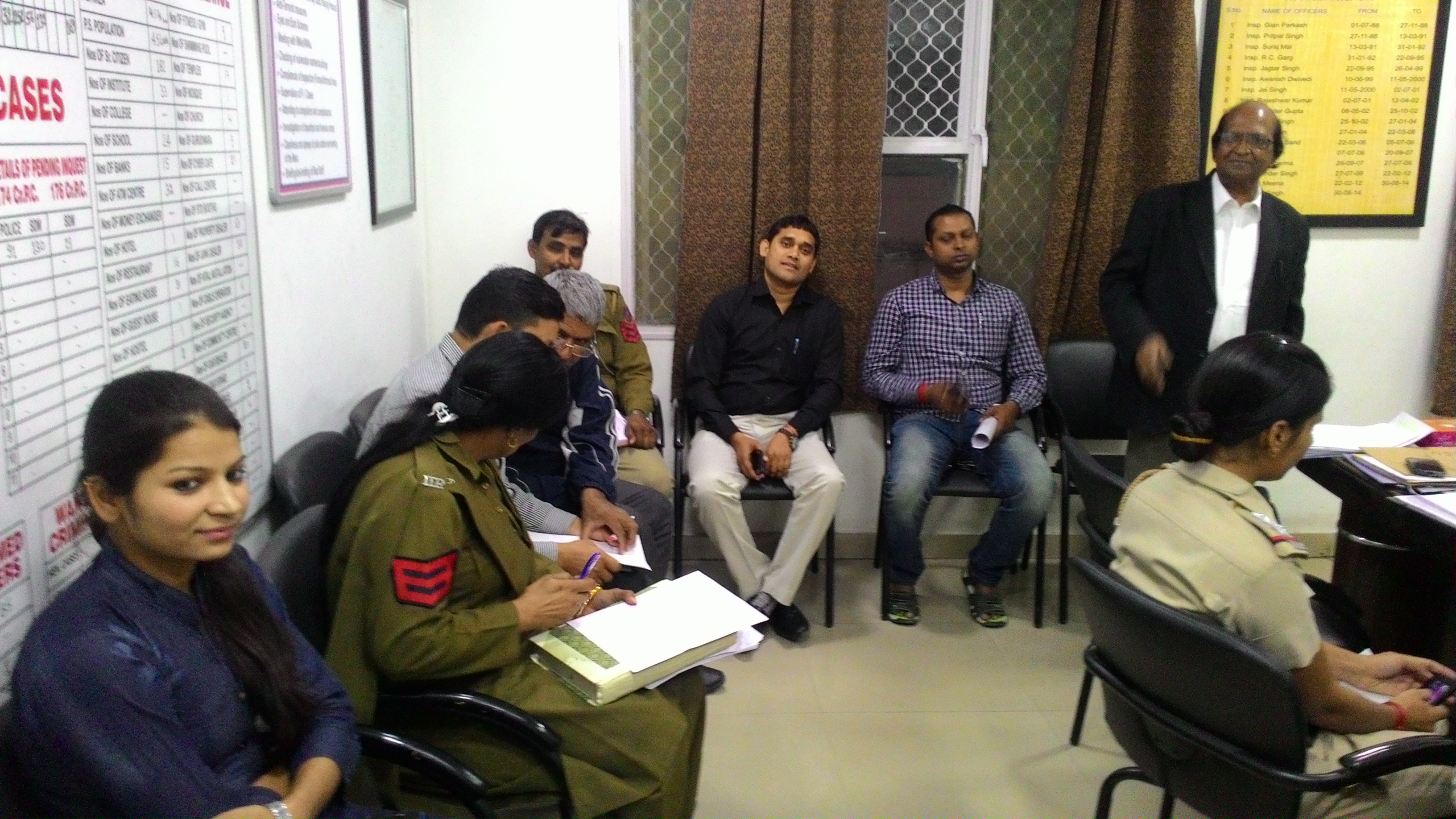 North DLSA Organized legal literacy classes at Police Station Mukherjee Nagar, Delhi