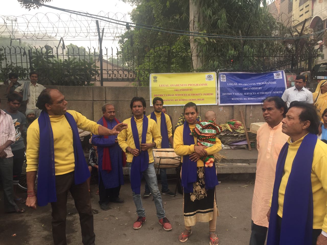 DLSA (North) organised a Nukkad Natak today i.e,. 02.11.2016.