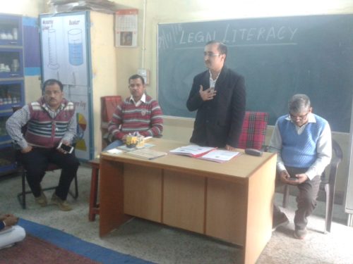North DLSA organized a Legal Literacy programme at GSV, Kalyan Vihar, Delhi