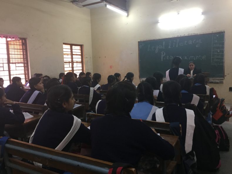 North DLSA organized a Legal Literacy programme at SKV, H-Block, Mangolpuri, Delhi