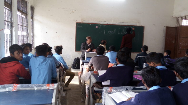 Legal Literacy programme at SBV, Sultanpuri, Delhi