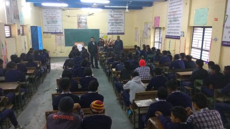 Legal Literacy programme at Govt. Co-Ed Sr. Sec. School Ghoga, Delhi