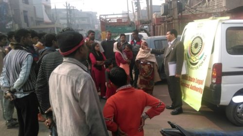 Legal Awareness Programme on 24.12.16 at Lawrence Road Industrial Area &  Wazirpur Industrial Area, Delhi