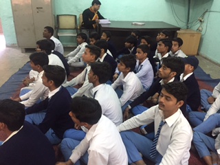 Legal Literacy programme at Govt. Boys Sec. School, Mangolpuri, Delhi