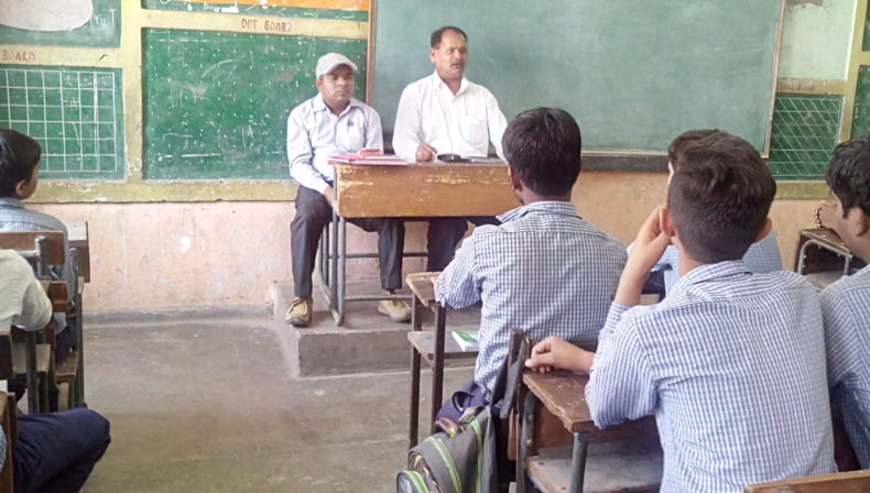 Legal Literacy programme at Govt. Boys. Sr. Sec. School, Pratap Nagar, Delhi