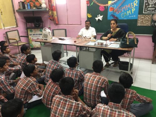 Legal Literacy programme at Govt. Boys. Sec. School, Kamla Nagar, Delhi