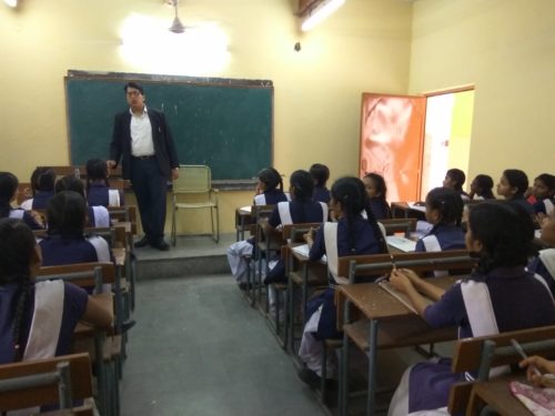 Legal Literacy Programme at SKV School, Mangol Puri, Delhi.