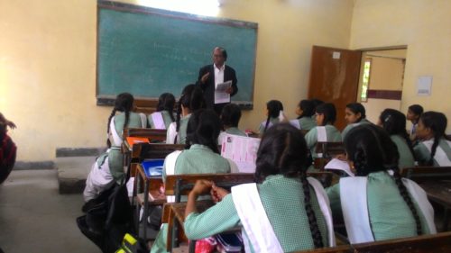 Legal Literacy Programme at SKV School, Mangol Puri, Delhi