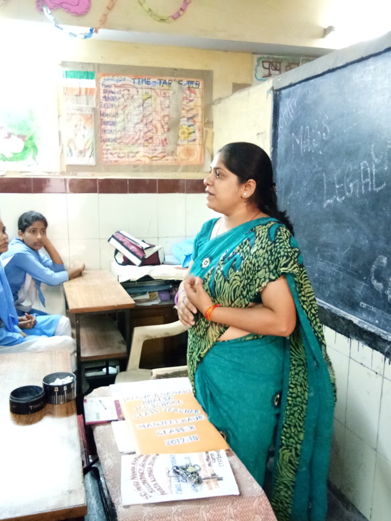 Legal Literacy Programme at Gurunanak Khalsa Secondary School,Bara Hindu Rao, Delhi.