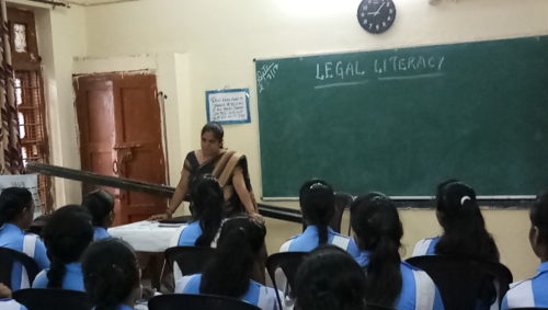 Legal Literacy Programme at SKV,Timarpur,Delhi