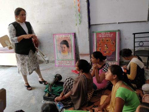 Legal Literacy Programme at Aradhana NGO,Samaypur Badli, Delhi.