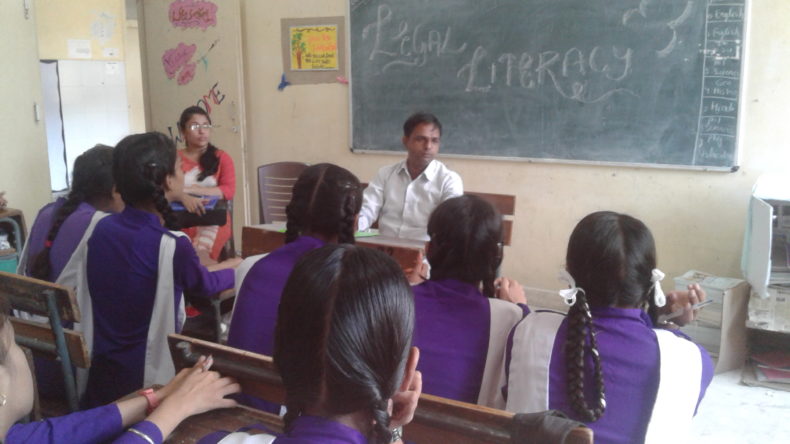 Legal Literacy Programme at SKV,Block-A,jhangirpuri,Delhi.