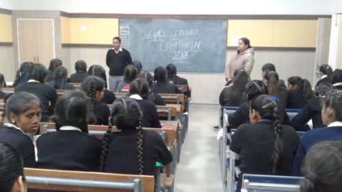 North DLSA, Rohini Courts organized a Legal Literacy Programme  at GGSS, No.2, shakti Nagar, Delhi.
