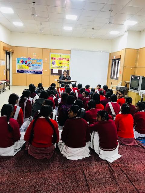 North DLSA, Rohini Courts organized a Legal Literacy Programme at Govt Girls Sr. Sec. School,Rani Bagh, Delhi.