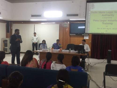 North DLSA, Rohini Courts organized a PLV’s Traning Programme at Rohini Court Complex, Rohini, Delhi.