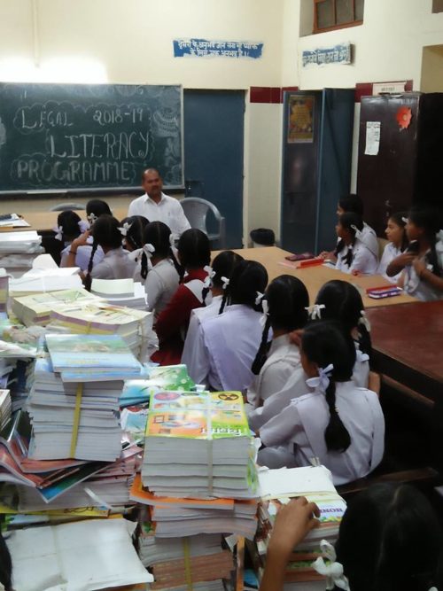 North DLSA, Rohini Courts organized a Legal Literacy Programme at Sarvodya Kanya Vidyalya, Padam Nagar,Delhi.