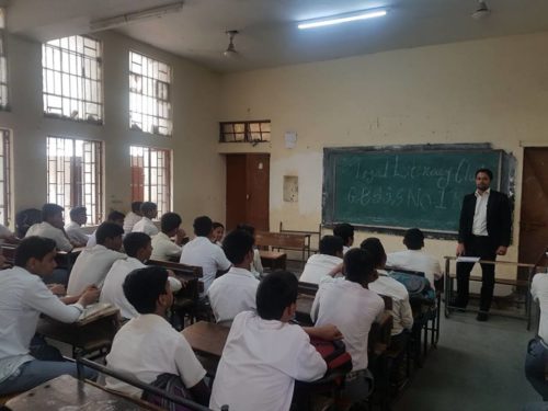North DLSA, Rohini Courts organized a Legal Literacy Programme at Govt. Boys Senior Secondary School, No.1, Roop Nagar,Delhi.