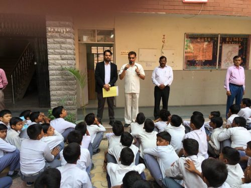 North DLSA, Rohini Courts organized a Legal Literacy Programme at govt boys Secondary School, Burari,Delhi.