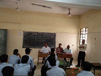 DLSA, Rohini Courts organized a Legal Literacy Programme  at Sarvodya Bal Vidylaya, Gulabi Bagh, Delhi.