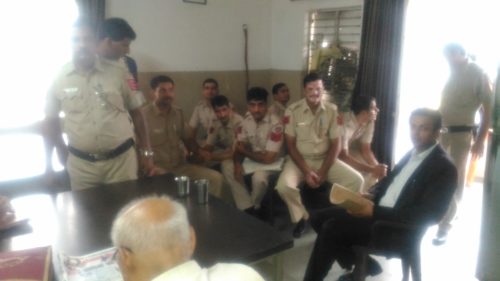 DLSA, Rohini Courts organized a Legal Literacy Programme  at Adarsh Nagar, Police Station, Delhi