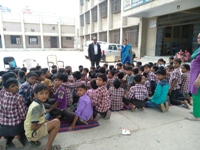 DLSA, Rohini Courts organized a Legal Literacy Programme  MC Primary School,Badli Village,Delhi.