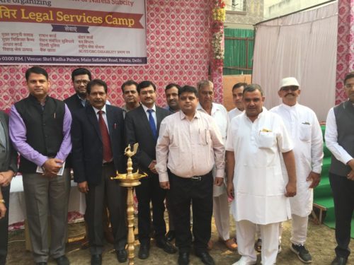 Delhi State legal Services Authority North organized a Mega Legal Services Camp in at Radha palace Sanjay colony, Delhi