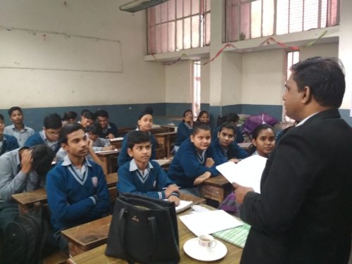 DLSA North, Rohini Courts organized a Legal Literacy Programme  at Delhi Univsersity social Centre School, Mouris Nagar,