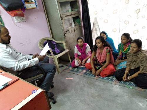 DLSA North, Rohini Courts organized a Legal Literacy Programme  at Aradhna NGO, E Block, Yadav Nagar, S. P. Badli, Delhi.