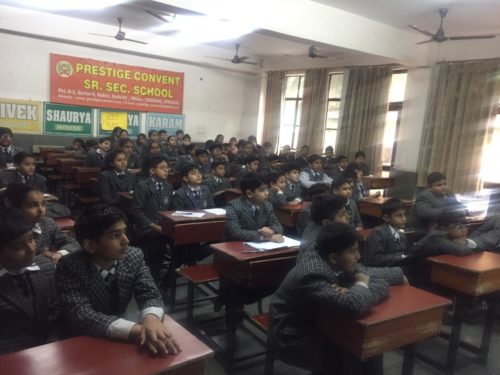 DLSA North, Rohini Courts organized a Legal Literacy Programme  at Prestige Convent Senior Secondary School,Delhi.