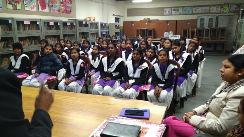 DLSA North, Rohini Courts organized a Legal awareness Programme  at Sarvodya Kanya Vidyalya, Libaspur, Delhi.