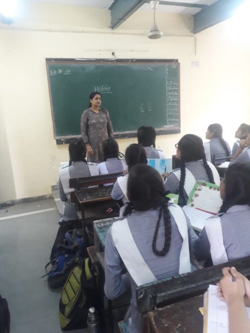 DLSA North organise a legal awareness programme  at Govt. Girls Senior Secondary School, Mangolpuri, Delhi.