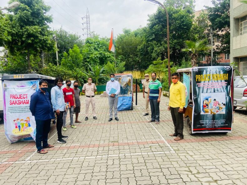 E-Rickshaw Rally and Helpdesk at Narela Industrial Area