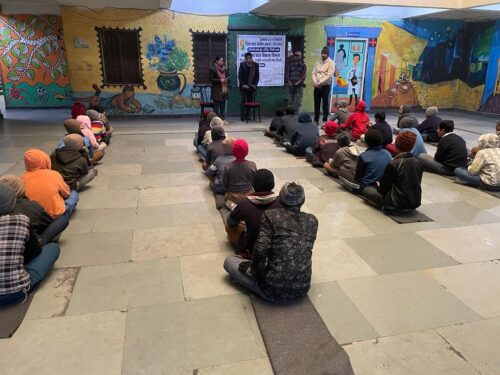 DLSA North organized a lecture at Prayas Children Home, EE BLOCK, Jahangirpuri * for the students of children Home on 07.02.2023.