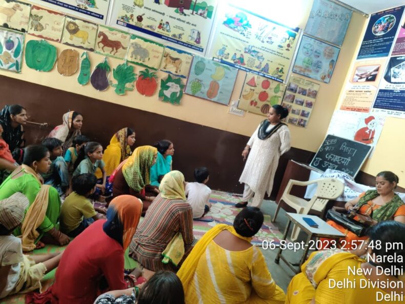 SEHELI SAMANVAY KENDRA AT ICDS NGO ON 06.09.2023